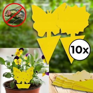 Trappole appiccicose per mosche (10 pz) | BUGILURE