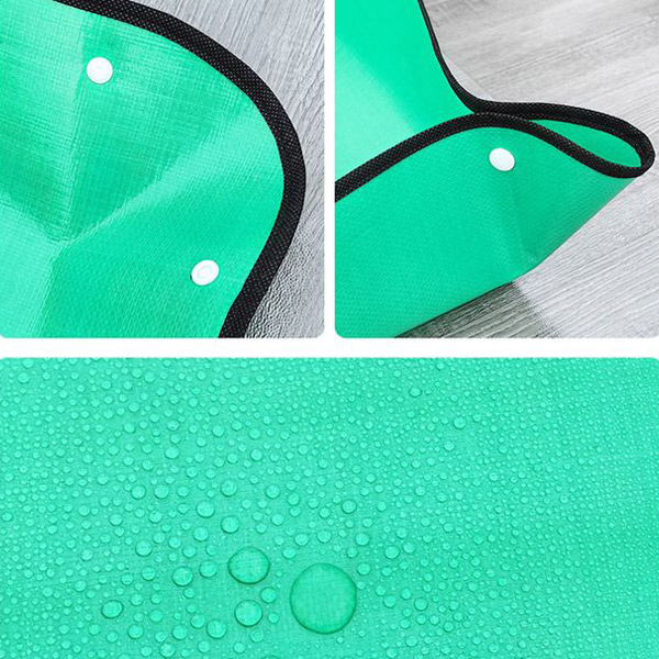 Tappetino Per Rinvaso Piante 75x75 Cm Impermeabile - Con Fascette Per Legatura, Pieghevole - Foto 11