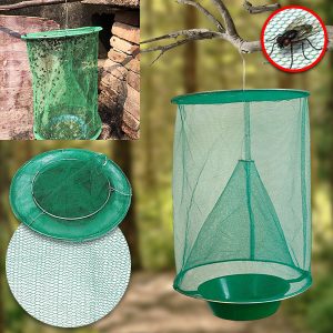 Trappola per mosche sospesa riutilizzabile per giardino, terrazza e balcone | INSECTA