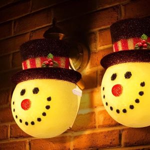 Copri luce a forma di pupazzo di neve | SNOWKO