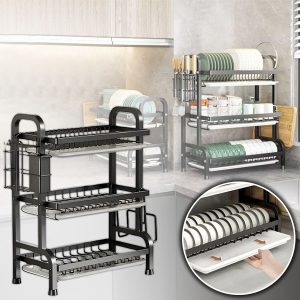 Scolapiatti intelligente multistrato per un'asciugatura rapida ed efficiente dei piatti | DRYSTACK