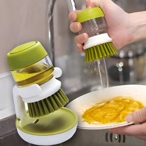 Spazzola di pulizia con dispenser e supporto | BRUSKICA