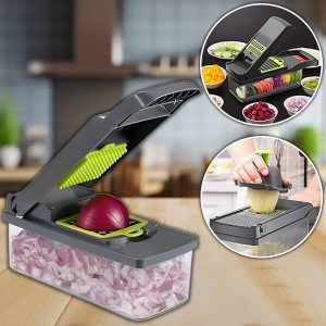 Tritatutto e affettatrice per verdure 12 in 1 (7 lame incluse) | CHOPMASTER