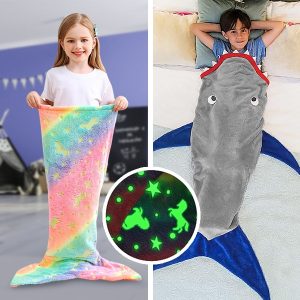 Coperte con coda luminosa per bambini | MERMAIDREAM