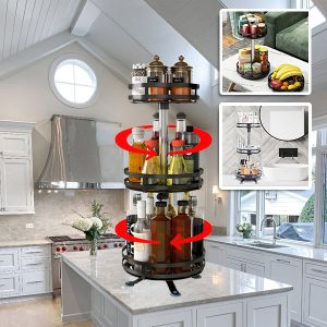 Organizer in metallo ruotabile a 360° (3 strati) | SPINSTORE