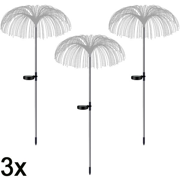 3x Luci da giardino tropicali solari | LUMIPALM