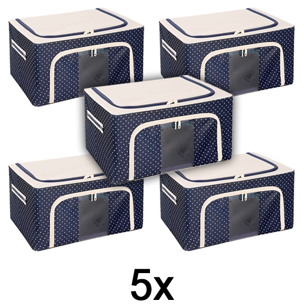 5x Scatola portaoggetti per guardaroba | STACKBOX