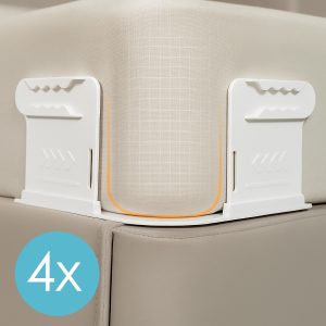 Fermi lenzuola che non scivolano mai (4 pezzi) | EVOHOLD