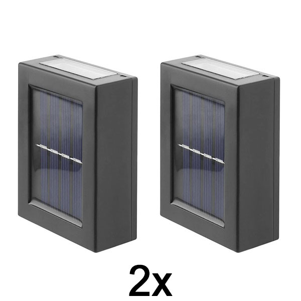 1x Lampada solare (2 pezzi) | DUOLUMO