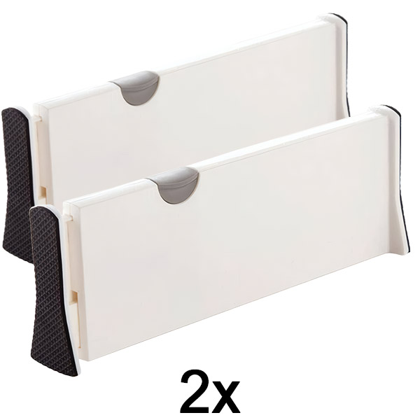 2x Divisore regolabile per cassetti o scaffali | DIVISERINO
