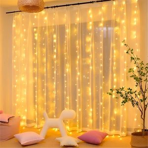 Luci LED a tenda natalizie - | CURLIGHT